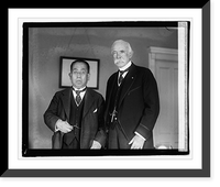 Historic Framed Print, Prince Iy Esate Tekugawa & Col. R.M. Thompson,  17-7/8" x 21-7/8"