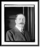 M. Carterou, Secty. French Del., 11/8/21, Vintage Print