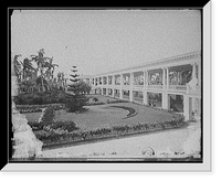 Historic Framed Print, [Gardens of the Royal Poinciana Hotel, Palm Beach, Fla.],  17-7/8" x 21-7/8"