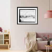 Historic Framed Print, Traffic jam, 11/11/21,  17-7/8" x 21-7/8"