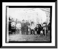 Harding with group of Native Americans at White House, 11/16/21, Historic Reproduction