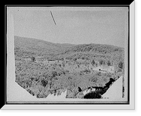 Historic Framed Print, [Mt. Tom & Mountain Park from Cedar Knob, Holyoke, Mass.],  17-7/8" x 21-7/8"
