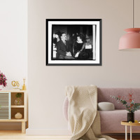 Historic Framed Print, M. & Madam Andre Touzet, 11/22/21,  17-7/8" x 21-7/8"