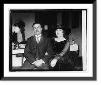 Historic Framed Print, M. & Madam Andre Touzet,  17-7/8" x 21-7/8"