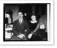 Historic Framed Print, M. & Madam Andre Touzet,  17-7/8" x 21-7/8"