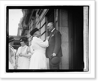 Historic Framed Print, Marshal [Ferdinand] Foch [From the School Children of America] medal - 2,  17-7/8" x 21-7/8"