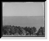 Historic Framed Print, Across the lake from Hotel Champlain, N.Y. - 2,  17-7/8" x 21-7/8"