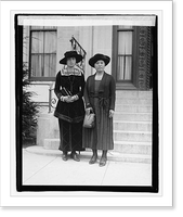 Historic Framed Print, Miss Marion Irvine & Mme. Hideko Inouye, 11/26/21,  17-7/8" x 21-7/8"