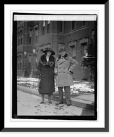 Historic Framed Print, H.E. & Madam Riesser,  17-7/8" x 21-7/8"