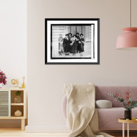 Historic Framed Print, Cabinet ladies, 12/13/21,  17-7/8" x 21-7/8"