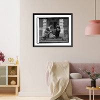 Historic Framed Print, Madame Sze & Betty,  17-7/8" x 21-7/8"