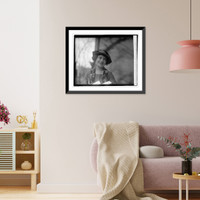 Historic Framed Print, Miss Winifred De Voe, 12/23/21,  17-7/8" x 21-7/8"