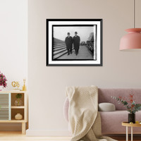 Historic Framed Print, Gov. Sproul and Senator Pepper, 1/10/22 - 2,  17-7/8" x 21-7/8"