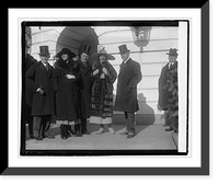 Historic Framed Print, German group, 1/2/22,  17-7/8" x 21-7/8"