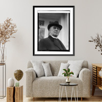 Historic Framed Print, Bishop P.T. Rowe, 1/24/22,  17-7/8" x 21-7/8"