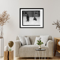 Historic Framed Print, Blizzard, 1/28/22 - 11,  17-7/8" x 21-7/8"