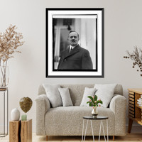 Historic Framed Print, Reno S. Harp, 1/27/22,  17-7/8" x 21-7/8"