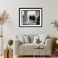 Historic Framed Print, Harding arriving Budget Committee, 2/3/22,  17-7/8" x 21-7/8" Historic Framed Print, Harding arriving Budget Committee, 2/3/22,  17-7/8" x 21-7/8"