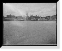 Historic Framed Print, [Detroit, Mich., boats at dock],  17-7/8" x 21-7/8"