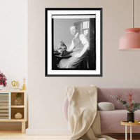 Historic Framed Print, Waldeman Theo. Schaller, 2/17/22,  17-7/8" x 21-7/8"