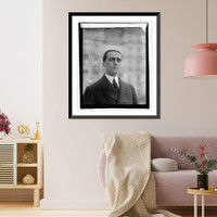 Historic Framed Print, James Clement Dunn, 3/17/21,  17-7/8" x 21-7/8"