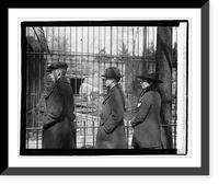 Historic Framed Print, Coolidge boys & Mrs. Coolidge, 3/22/21,  17-7/8" x 21-7/8"