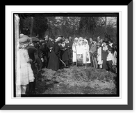 Historic Framed Print, Clara Burton tree planting - 2,  17-7/8" x 21-7/8"