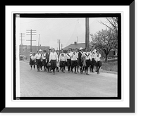 Historic Framed Print, Camp fire girls, 4/14/22,  17-7/8" x 21-7/8"