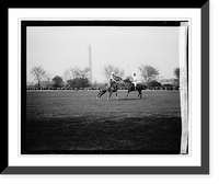 Historic Framed Print, Polo, 4/15/22,  17-7/8" x 21-7/8"