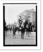 Historic Framed Print, Gen'l. Clem, Grant Memorial parade,  17-7/8" x 21-7/8"