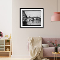 Santa Maria discharging passengers, 5/5/22, Historic Print