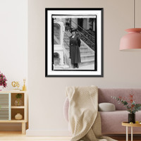 Historic Framed Print, Mrs. Edith B. Newman,  17-7/8" x 21-7/8"