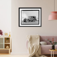 Historic Framed Print, Fannie Brice in Oldsmobile - 2,  17-7/8" x 21-7/8"