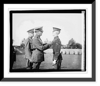 Historic Framed Print, H.B. Caded competition drill 1922,  17-7/8" x 21-7/8"