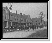 Historic Framed Print, Guard mount, Fort Oglethorpe, Chicamauga [i.e. Chickamauga-Chattanooga National Military] Park, Ga.,  17-7/8" x 21-7/8"