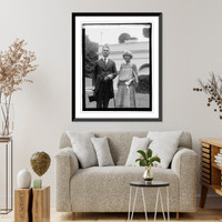 Historic Framed Print, Mr. & Mrs. Geiseler, 6/21/22,  17-7/8" x 21-7/8"