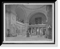 Historic Framed Print, Statuary Hall, Metropolitan Museum of Art, N.Y. City,  17-7/8" x 21-7/8"