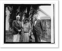 Harding, Miss Carmichael, Sen. Watson, 8/5/22 Classic, Antique Poster