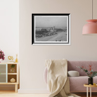 Historic Framed Print, The Levee, Louisville, Ky. - 3,  17-7/8" x 21-7/8"