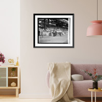 Historic Framed Print, Police - Fireman ball game, 9/9/22,  17-7/8" x 21-7/8" Historic Framed Print, Police - Fireman ball game, 9/9/22,  17-7/8" x 21-7/8"