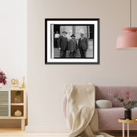 Historic Framed Print, [Clifford Grant, ?, Louis Reboulet],  17-7/8" x 21-7/8"