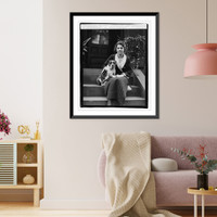 Historic Framed Print, Miss Lillian Thompson, [10/10/22] - 2,  17-7/8" x 21-7/8"