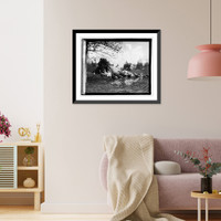 Historic Framed Print, Turkeys, 11/24/22,  17-7/8" x 21-7/8"