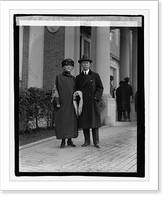Historic Framed Print, Col. & Mrs. House, [12/5/22],  17-7/8" x 21-7/8"