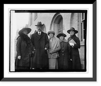 Historic Framed Print, Jonkheer, Dr. A.L.D. Van de Graeff & family, 12/28/22 - 2,  17-7/8" x 21-7/8"