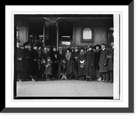 Historic Framed Print, Calderon group, 12/19/22,  17-7/8" x 21-7/8"