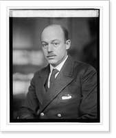 Historic Framed Print, Commander Jerome C. Hansacker, 1/8/23,  17-7/8" x 21-7/8"