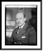 Historic Framed Print, Commander Jerome C. Hansacker, [1/8/23],  17-7/8" x 21-7/8"