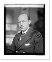 Historic Framed Print, Commander Jerome C. Hansacker, [1/8/23],  17-7/8" x 21-7/8"