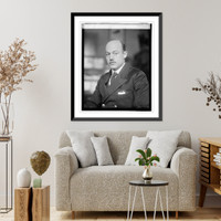 Historic Framed Print, Commander Jerome C. Hansacker, [1/8/23],  17-7/8" x 21-7/8"